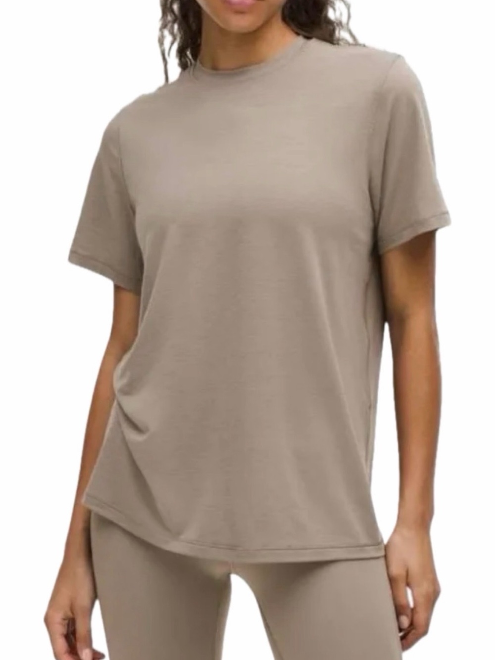 lululemon Jersey Tee in Warm Ash Grey